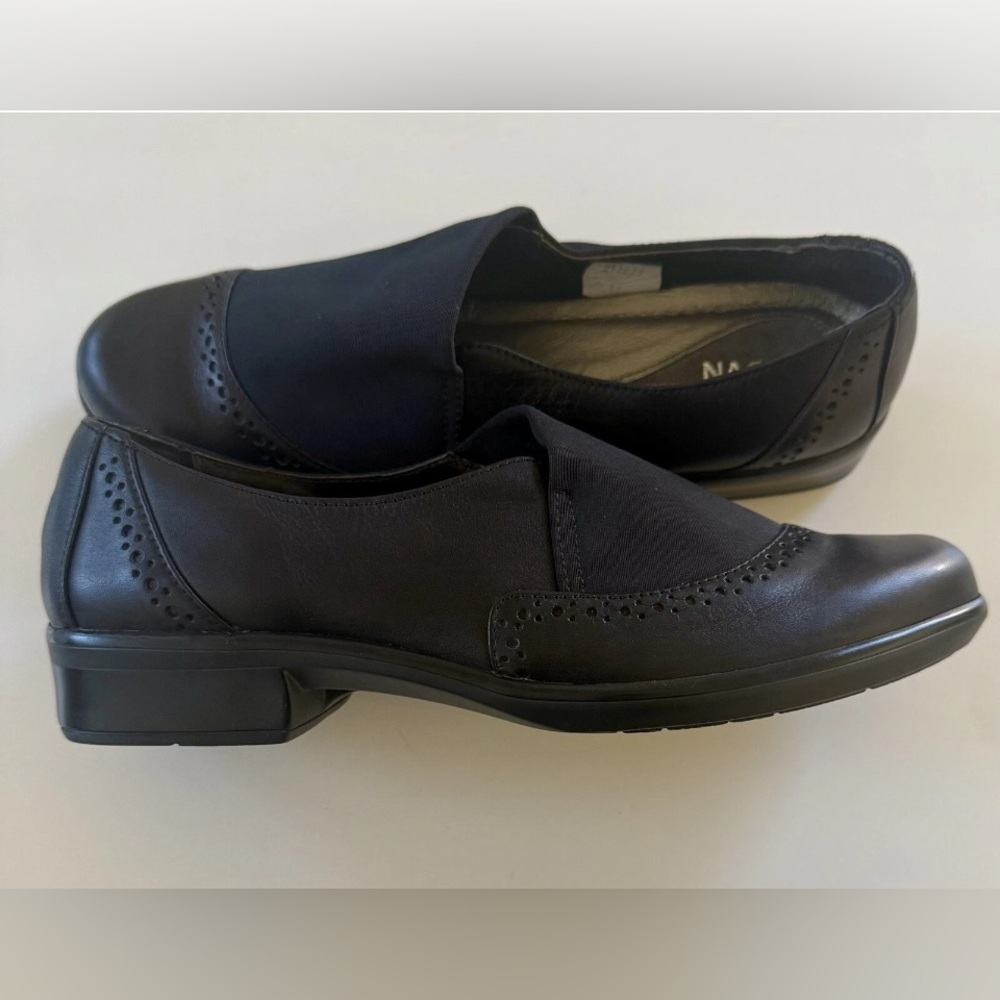 Naot Talas Black Flats Loafers